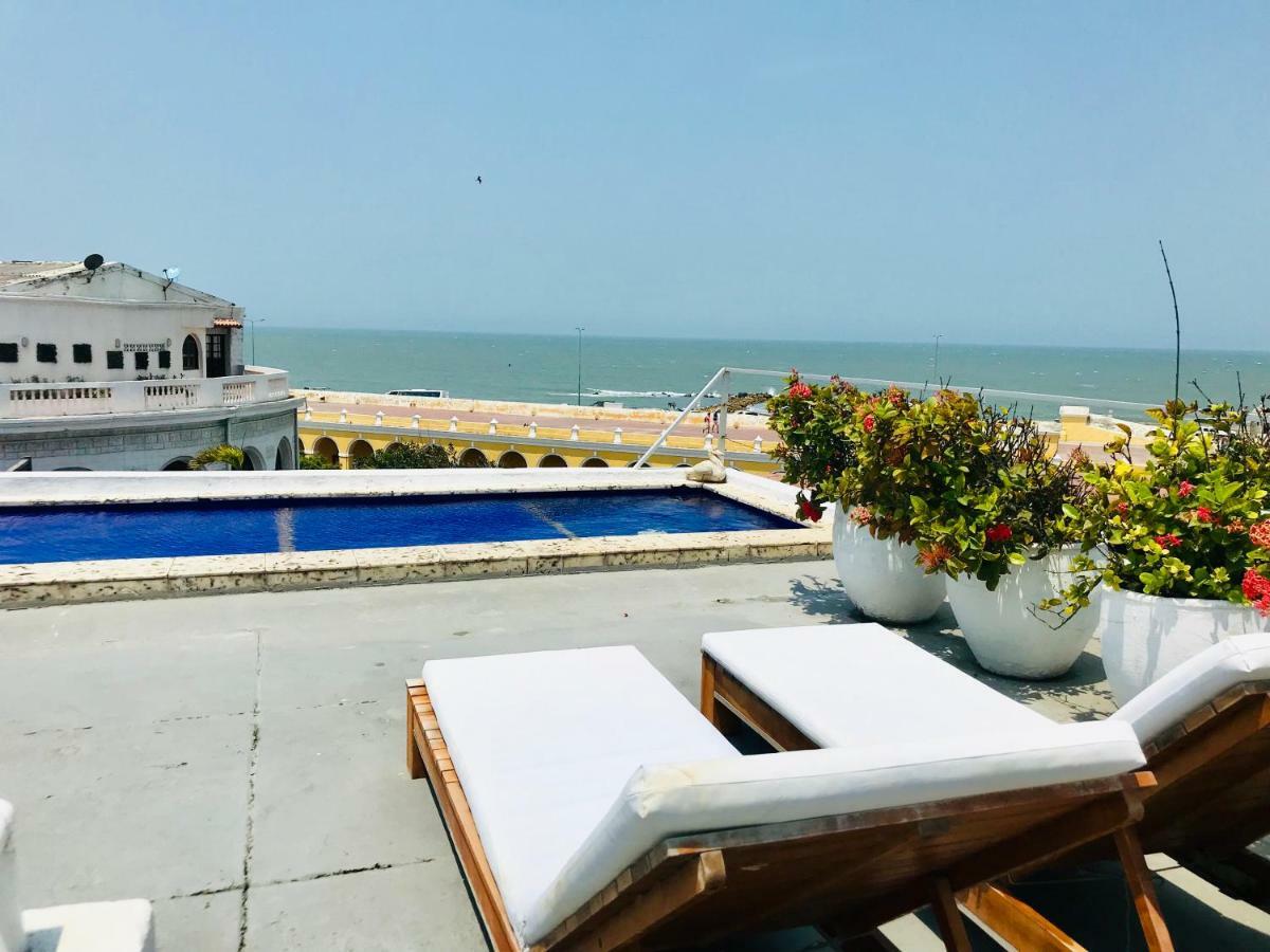 Appartamento Penthouse Caribbean View And Private Pool, Cartagena Esterno foto